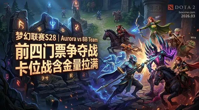 梦幻联赛S28：Aurora对战BB，70%胜率的Aurora，为何被看好2-1险胜BB Team？