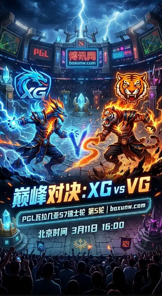 PGL瓦拉几亚S7中国内战XG打VG,历史交手8连败!VG如何在PGL瓦拉几亚S7生死战中破局