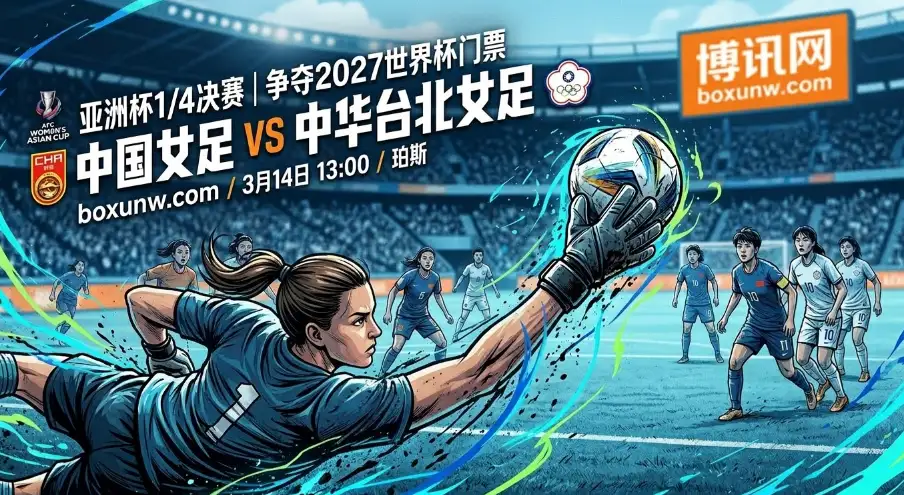 女足亚洲杯！中国vs中华台北，冲击亚洲杯第10冠，赢球直通2027世界杯！