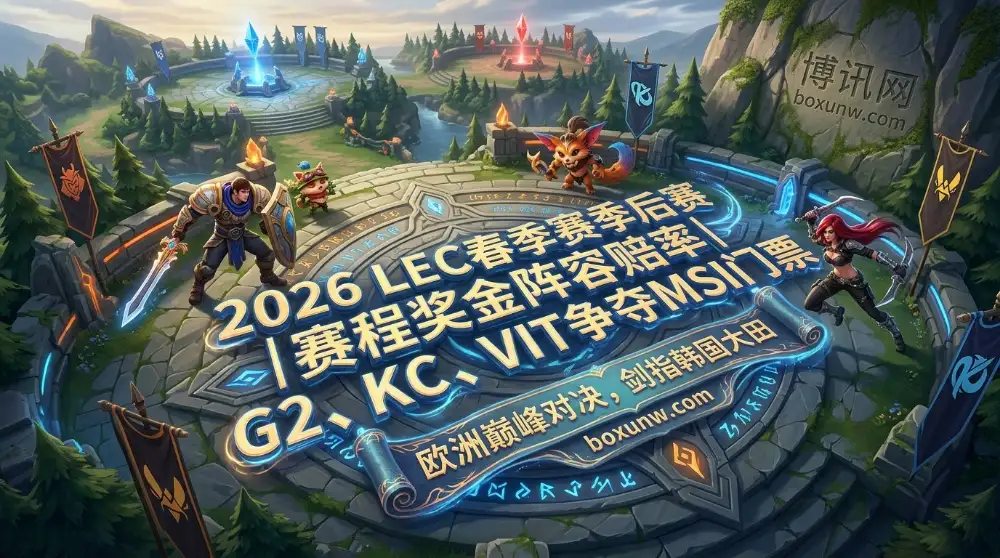 2026 LEC春季赛季后赛 | 赛程奖金阵容赔率 | G2、KC、VIT争夺MSI门票
