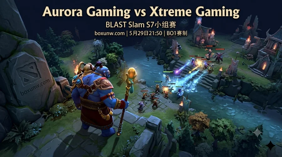 DOTA2 BLAST S7焦点战：Aurora vs XG，近9次交手2胜7负Ame能否破局？