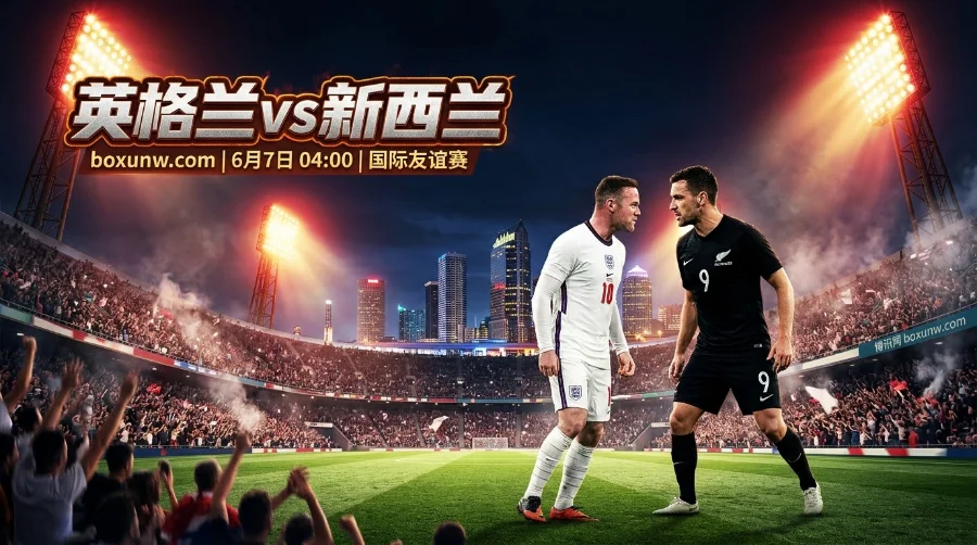 2026世界杯热身：英格兰vs新西兰赛前全方位预测！三狮军团胜率超90%