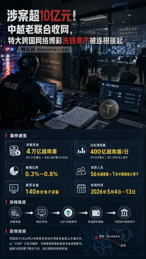 24小时轮班运作敛财！10亿级特大跨国网络博彩洗钱网覆灭，核心骨干潜逃4天落网