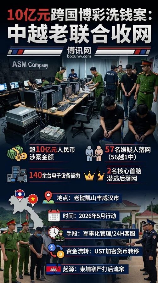 涉案资金超1.5亿美元！深挖“法币-加密货币”洗钱黑幕，56名嫌犯遭集中遣返