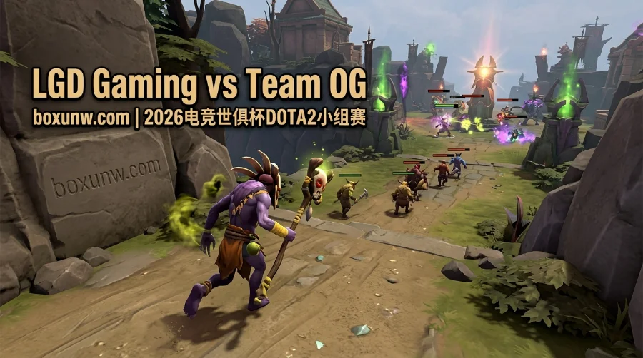 2大豪门全新阵容碰撞！LGD对战OG，2.00赔率暗示2:0横扫？