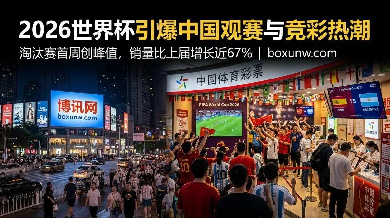 狂卖833亿！2026世界杯中国体彩销量曝光，比上届暴增67%
