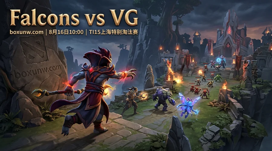 Falcons vs VG | TI15上海 | 卫冕冠军遭遇东道主生死战 | 前瞻与赔率分析