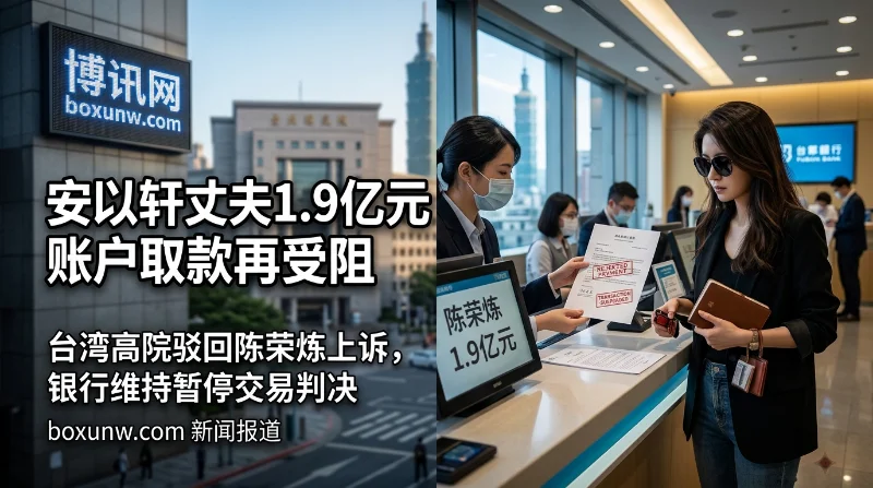 涉赌博和洗钱 | 安以轩丈夫陈荣炼1.9亿元账户取款再受阻 涉赌博和洗钱 | 安以轩丈夫陈荣炼1.9亿元账户取款再受阻
